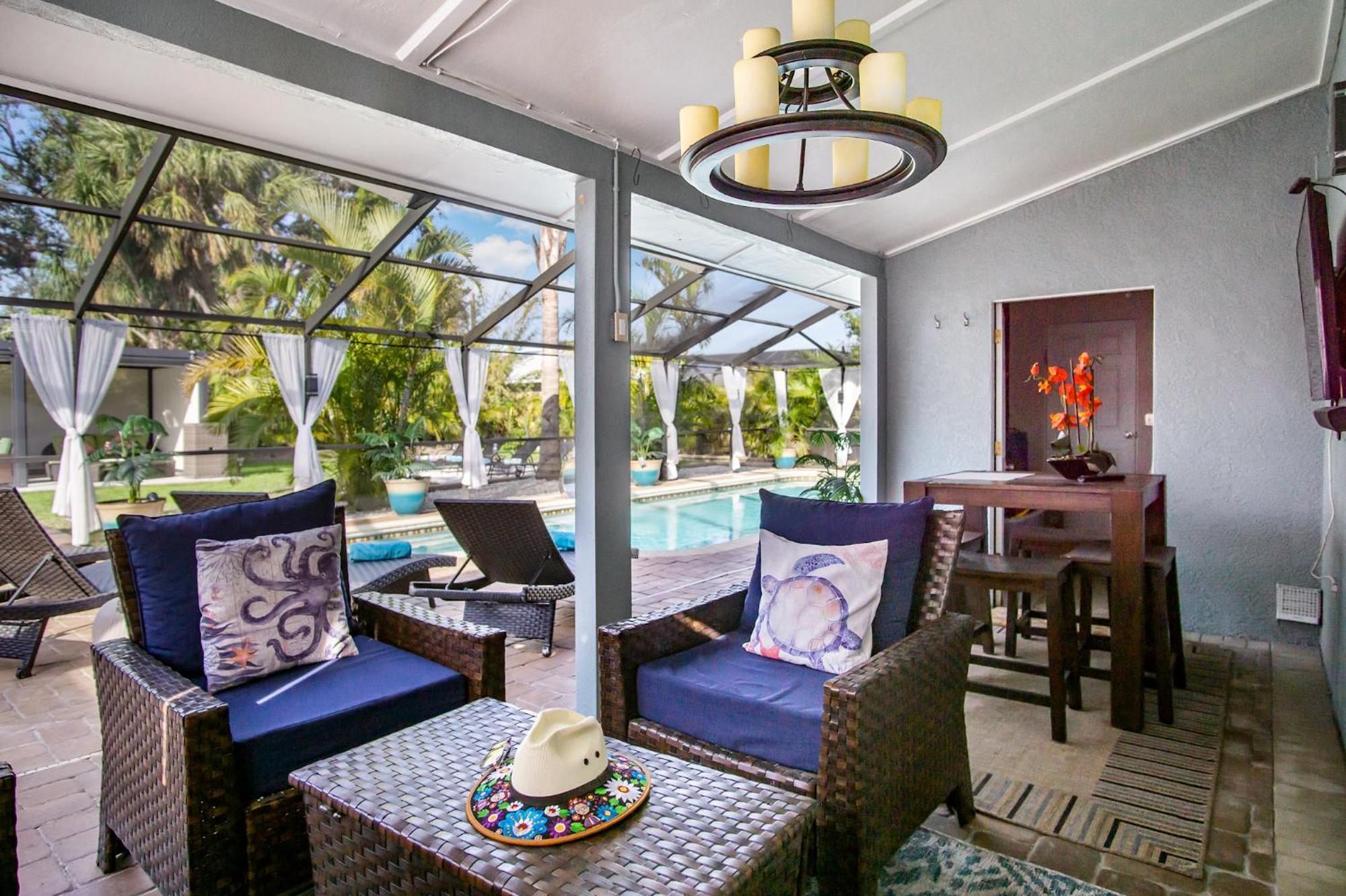 Beach Cottage With Heated Pool Just Off Siesta Key Σεϊρασότα Εξωτερικό φωτογραφία
